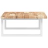 Étagère de vasque murale acier et bois massif d'acacia 625445625445
