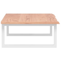 Étagère de vasque murale acier et bois de chêne massif 625446625446