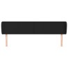 Tête de lit avec oreilles Noir 203x23x78/88 cm Similicuir 625449625449