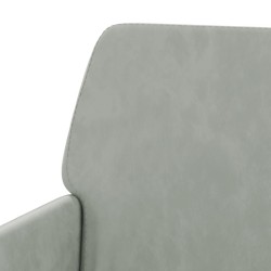 Fauteuil Gris clair 62x79x79 cm Velours 625451625451