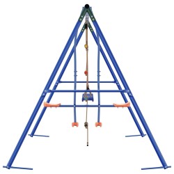 Ensemble de balançoires d'extérieur Multicolore Acier et PE 625452625452