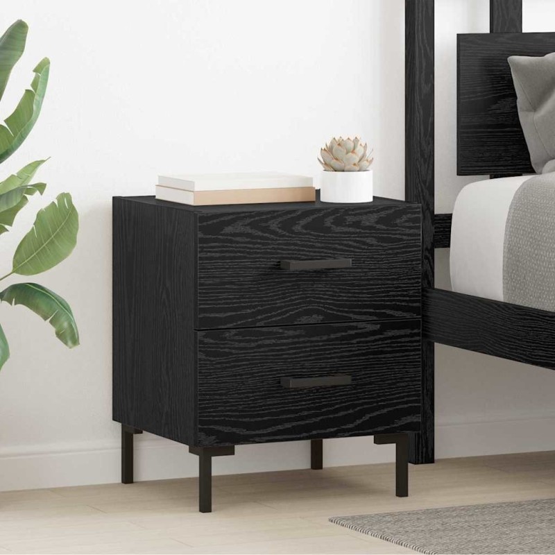 Cabinet de chevet 2 pcs Chêne noir 40 x 35 x 47,5 cm 625453625453