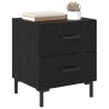 Cabinet de chevet 2 pcs Chêne noir 40 x 35 x 47,5 cm 625453625453