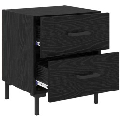 Cabinet de chevet 2 pcs Chêne noir 40 x 35 x 47,5 cm 625453625453