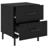 Cabinet de chevet 2 pcs Chêne noir 40 x 35 x 47,5 cm 625453625453