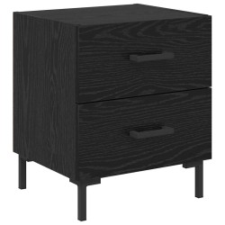 Cabinet de chevet 2 pcs Chêne noir 40 x 35 x 47,5 cm 625453625453