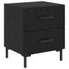 Cabinet de chevet 2 pcs Chêne noir 40 x 35 x 47,5 cm 625453625453