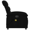 Fauteuil de massage inclinable noir tissu 625462625462