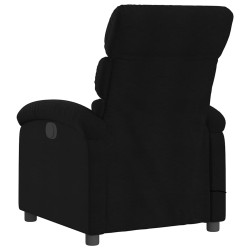 Fauteuil de massage inclinable noir tissu 625462625462