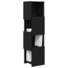 Meuble d'angle Chêne noir 25,5x25x102cm Bois d'ingénierie 625465625465