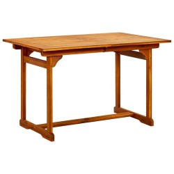 Ensemble à manger de jardin 5 pcs Bois d'acacia massif 120-170 cm 625471625471