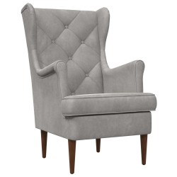 Fauteuil Gris clair Velours 625474625474