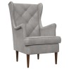 Fauteuil Gris clair Velours 625474625474