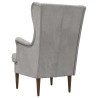 Fauteuil Gris clair Velours 625474625474