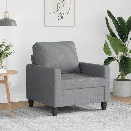 Fauteuil Gris clair 60 cm Tissu 625475625475