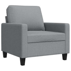 Fauteuil Gris clair 60 cm Tissu 625475625475