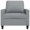 Fauteuil Gris clair 60 cm Tissu 625475625475