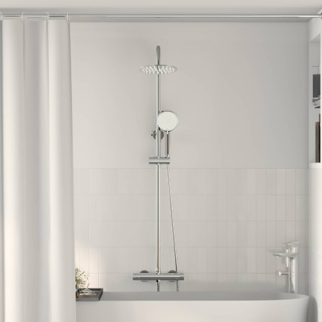 Ensemble de Système de Douche Thermostatique Chrome 625476625476