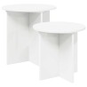 Ensemble de tables d'appoint 2 pcs Bois d’ingénierie 625478625478