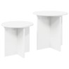 Ensemble de tables d'appoint 2 pcs Bois d’ingénierie 625478625478