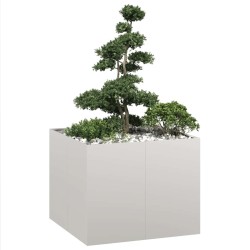 Jardinière 100x100x80 cm acier inoxydable 625479625479