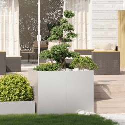 Jardinière 100x100x80 cm acier inoxydable 625479625479