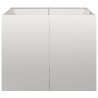 Jardinière 100x100x80 cm acier inoxydable 625479625479