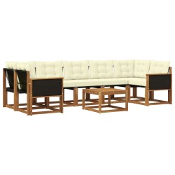 Ensemble de canapés d'extérieur 8 pcs Naturel et Crème 625480625480