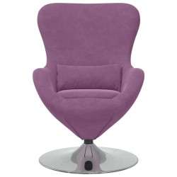 Fauteuil œuf Violet Velours 625485625485