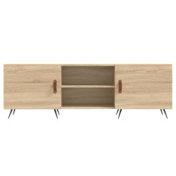 Meuble TV chêne sonoma 150x30x50 cm bois d'ingénierie 625488625488