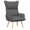 fauteuil Gris foncé 69 x 74 x 93 cm Tissu et Contreplaqué 625491625491