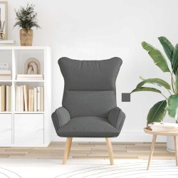 fauteuil Gris foncé 69 x 74 x 93 cm Tissu et Contreplaqué 625491625491