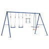 Ensemble de balançoires d'extérieur Multicolore Acier et PE 625492625492