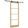 Porte coulissante ORKDAL Naturel et Noir 93 x 232 cm 625493625493