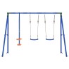 Ensemble de balançoires d'extérieur Multicolore Acier et PE 625494625494