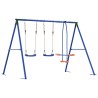 Ensemble de balançoires d'extérieur Multicolore Acier et PE 625494625494