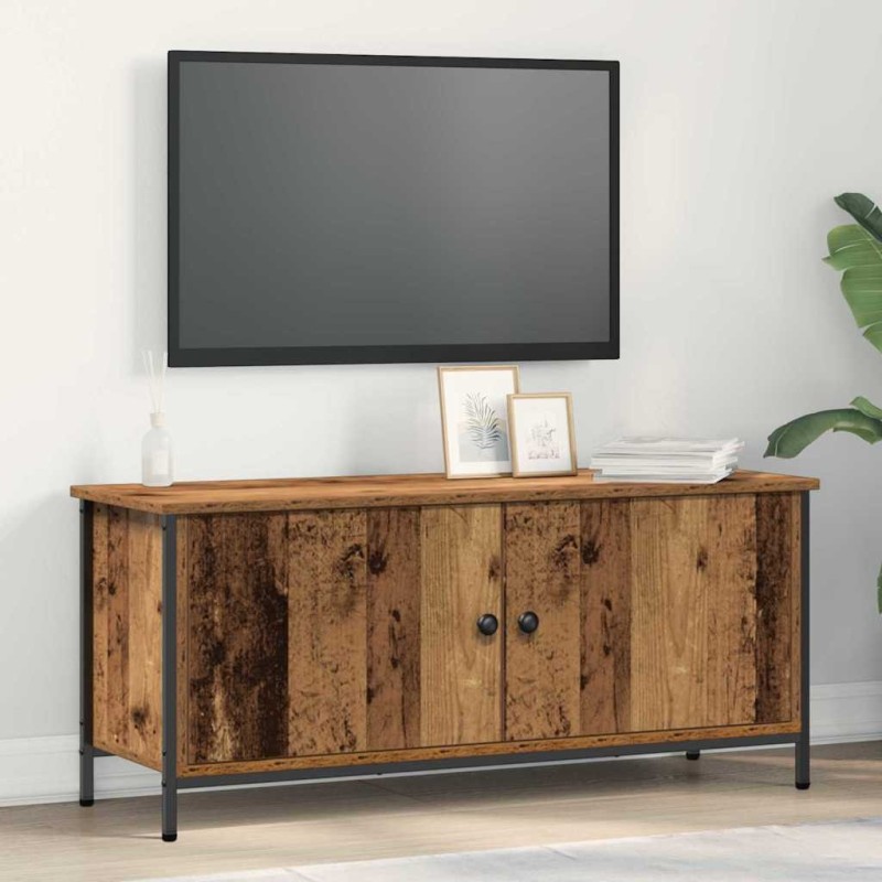 Meuble TV Bois Ancien 100 x 35 x 45 cm Bois d'ingénierie 625501625501