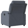 Fauteuil inclinable de massage gris foncé velours 625506625506