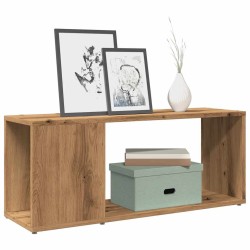 Meuble TV chêne artisanal 80x24x32 cm bois d'ingénierie 625511625511