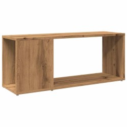 Meuble TV chêne artisanal 80x24x32 cm bois d'ingénierie 625511625511