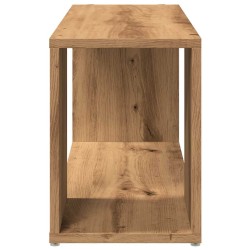 Meuble TV chêne artisanal 80x24x32 cm bois d'ingénierie 625511625511
