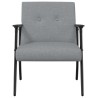 fauteuil Gris clair tissu 625513625513