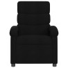 Fauteuil inclinable de massage noir tissu 625515625515