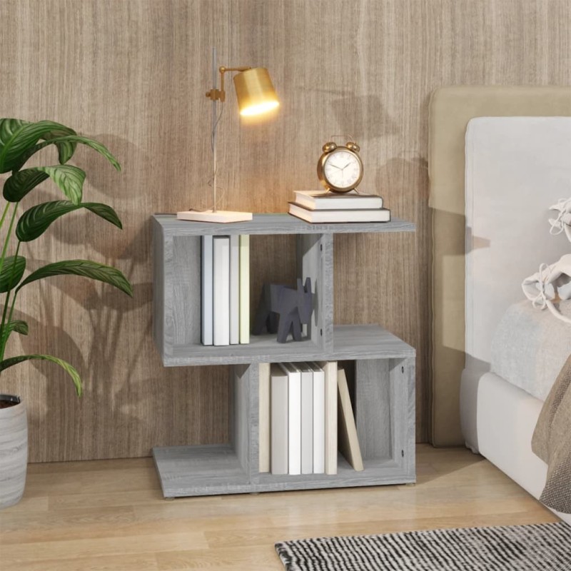 Table de chevet Sonoma gris 50x30x51,5 cm Bois d'ingénierie 625517625517