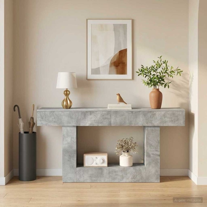 Gris Béton 160 x 30 x 74 cm 625518625518
