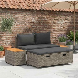Ensemble de canapés d'extérieur 4 -Seater 4 pcs 55 x 30 x 39 cm 625524625524