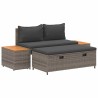 Ensemble de canapés d'extérieur 4 -Seater 4 pcs 55 x 30 x 39 cm 625524625524