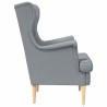 fauteuil Gris clair tissu 625534625534