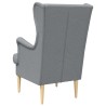 fauteuil Gris clair tissu 625534625534