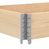Jardinière 80x60 cm bois de pin massif 625535625535